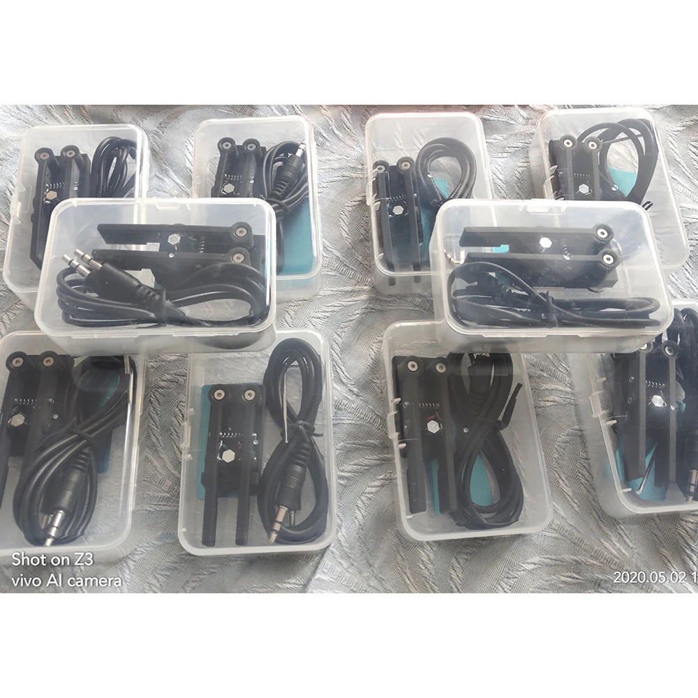 QU-7025 портативный двойной лопастной автоматический ключ короткая волна код CW Morse