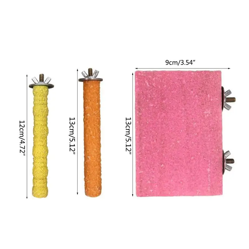 5 шт. деревянная подставка для попугая|Игрушки птиц| |