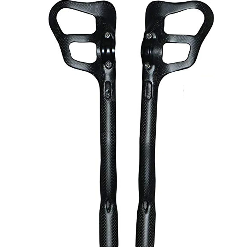 Удлинитель Fahrrad из углеродного волокна без логотипа Aero TT Bar Enden для триатлона Lenker