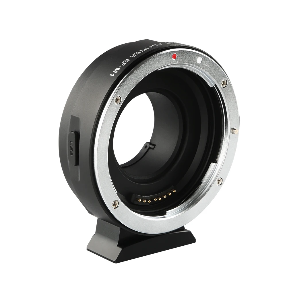 Viltrox EF-M1 адаптер объектива Exif для Canon EOS EF EF-S объектив M4/3 камеры GH5 GF9 GF8 GF7 GX85 GX8 E-M5 II