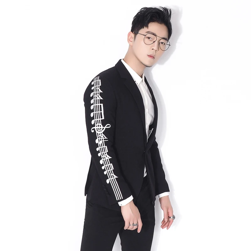 Мужской Блейзер Homme Stagewear костюм для сцены мужской пиджак Terno Masculino с вышивкой