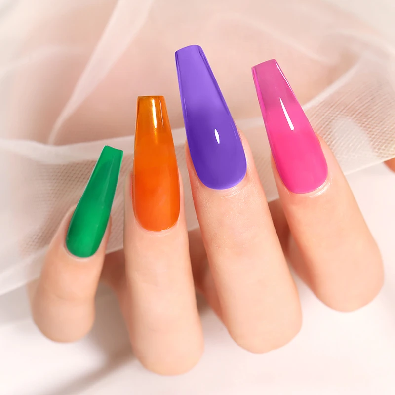 УФ Гель лак для ногтей UR SUGAR флуоресцентный неоновый цвет гель летний