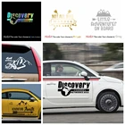 Виниловая наклейка на окно автомобиля, с изображением горы