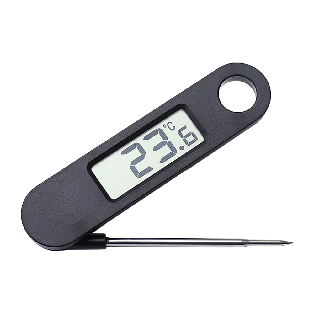 

Измерительный прибор для пищевых продуктов из нержавеющей стали с цифровым дисплеем, температурный зонд для мяса, термометр, кухонный инст...