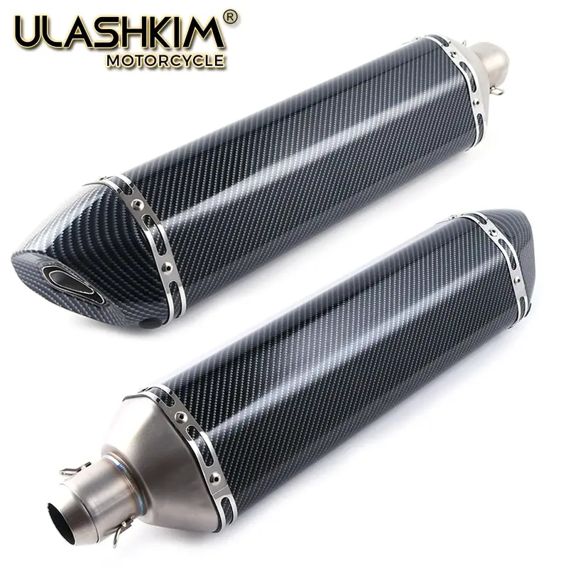 

57CM Motorcycle Exhaust Muffler Escape Full System Slip On For YAMAHA TMAX T-MAX 500 530 TMAX530 TMAX500 2008-2016