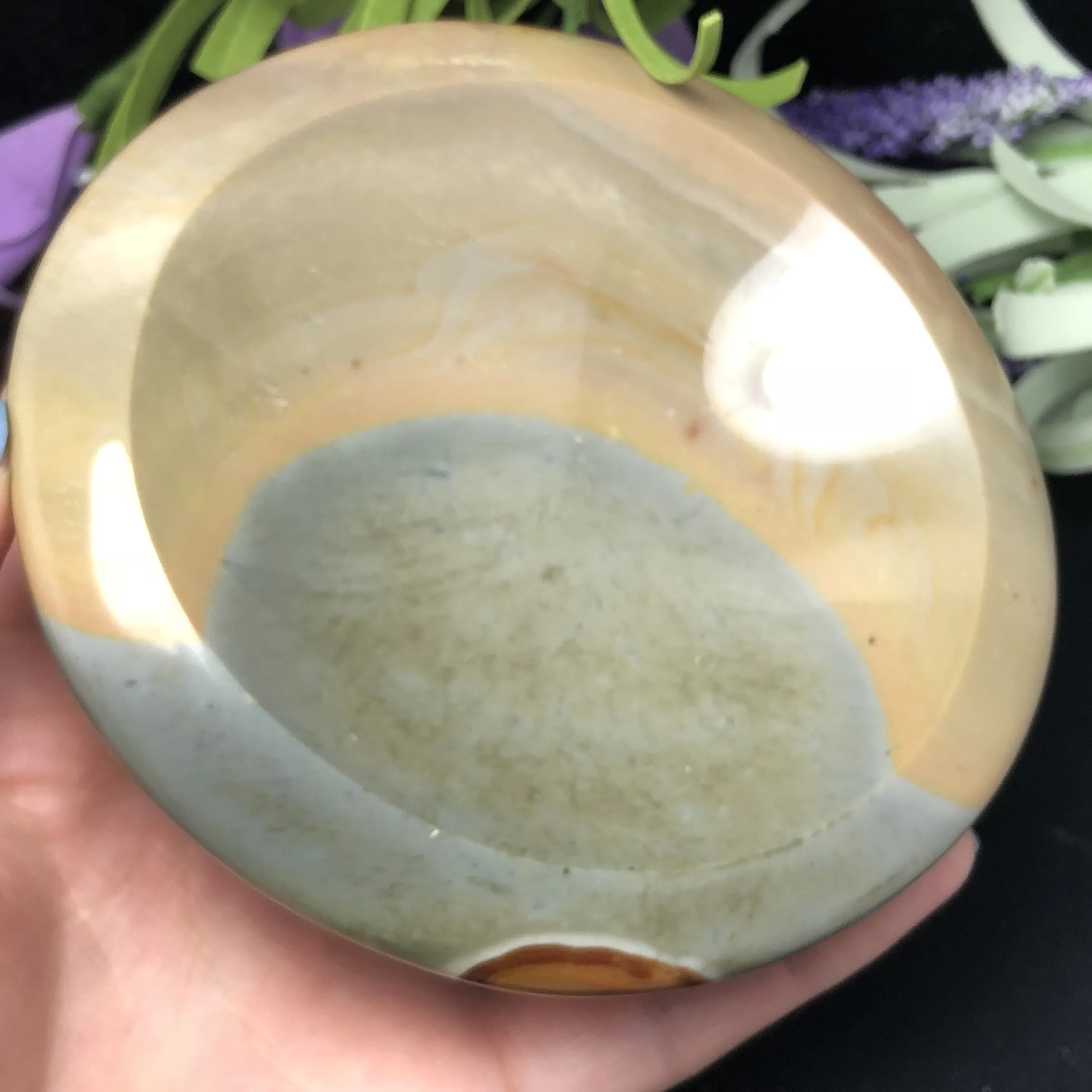 1 шт. натуральный красочный Океанский камень пепельница драгоценный чаша