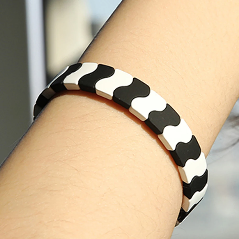 Skyrim модные растягивающиеся браслеты из сплава с краской ручной работы