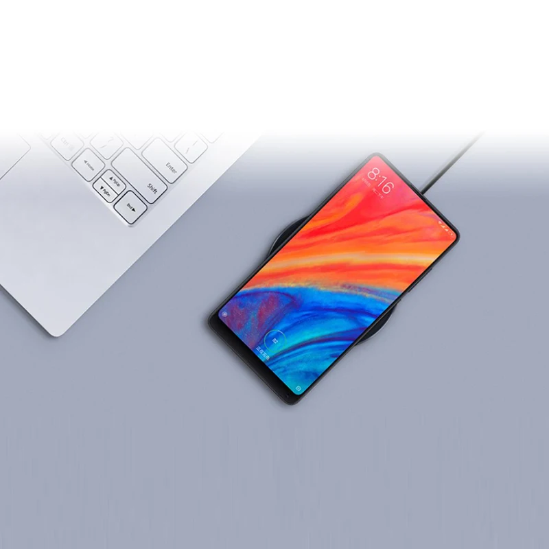 Оригинальное Беспроводное зарядное устройство Xiaomi Qi Быстрая зарядка быстрое