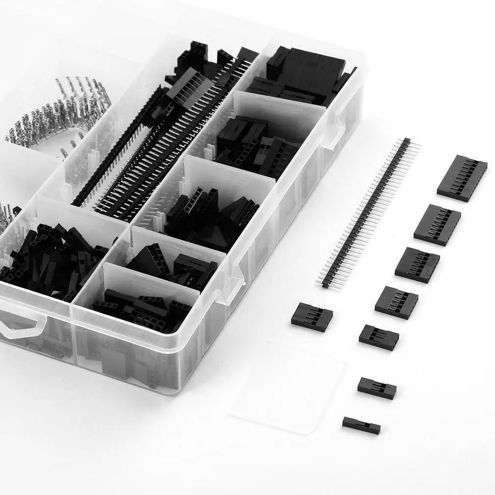 1450Pcs 2.5mm Wire Housing Connector Kit Crimp PCB Pin Headers Set For Dupont SY |