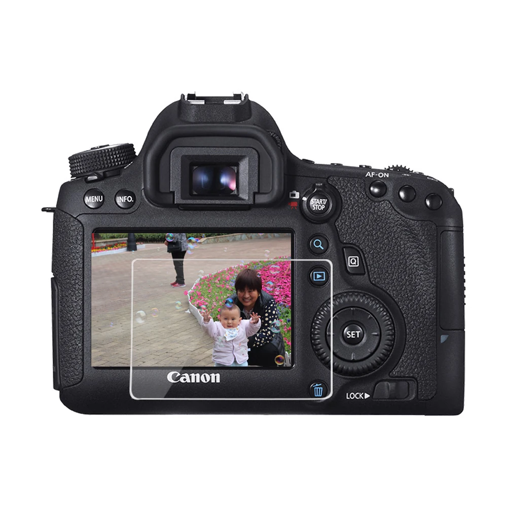 Screen Protector For Canon EOS 5D 6D 7D MarK II/III/IV 5D2 6D2 7D2 5DS/3/4 1DX 5DR Glass LCD Protective Film HD Camera