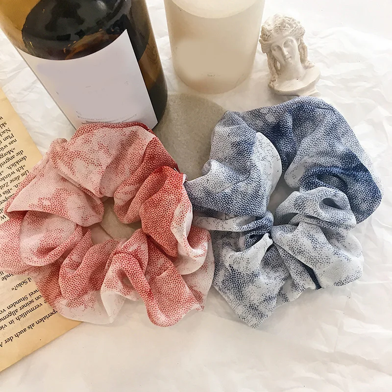 Модные Милые простые шифоновые резинки градиентного цвета резинка для волос