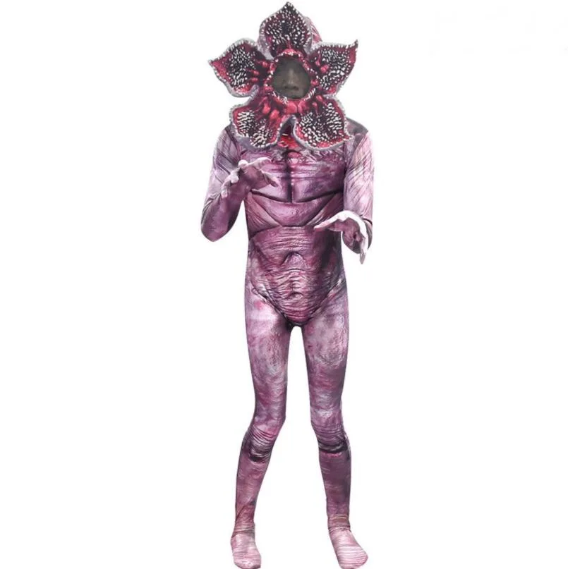 model 6 Каннибал цветок косплей Женский костюм мужчины ужас комбинезоны Хэллоуин костюм зомби косплей боди - Цвет: model 6