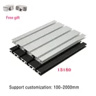 1 шт., алюминиевые профили для экструзии, детали для 3D-принтера с ЧПУ, верстак, рама для самостоятельной сборки, анодированная линейная направляющая длина 151804005006001200 мм