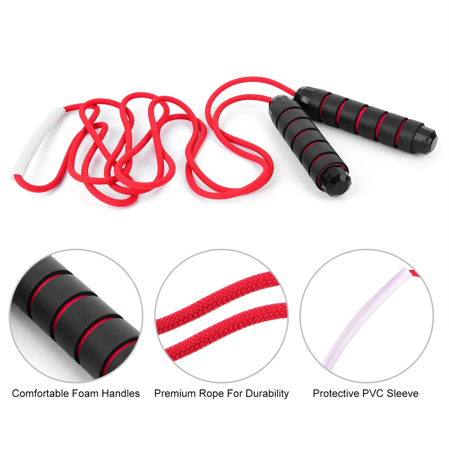 

Fitness Equipment For Home Gym Equipment 9.8ft Adjustable Jump Rope Skipping Rope For Home Gym Workout Fitness Training Pesas