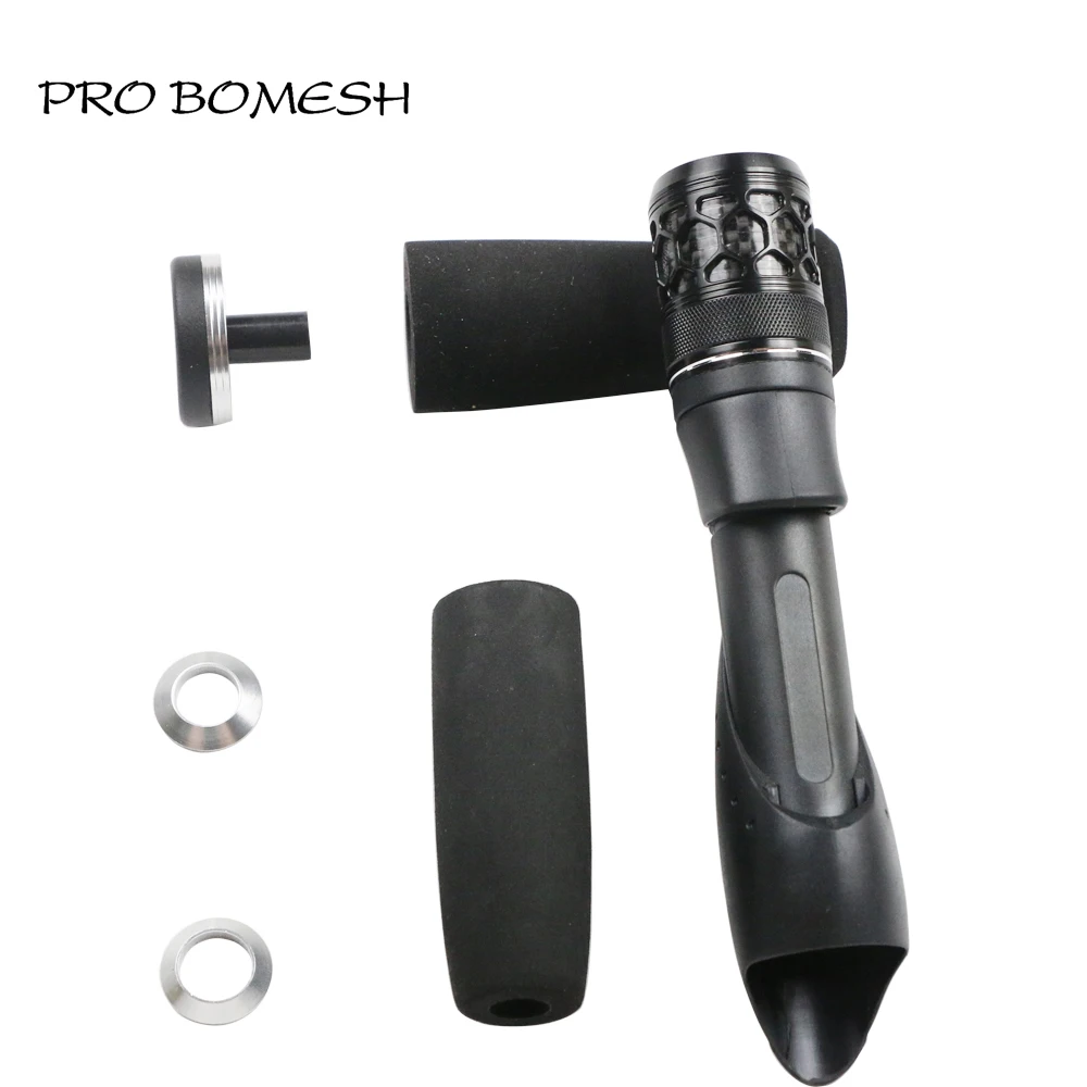 Pro Bomesh 1 комплект алюминиевая Зажимная гайка спиннинг литье EVA ручка комплект DIY материал для сборки удочки компоненты ремонт аксессуар