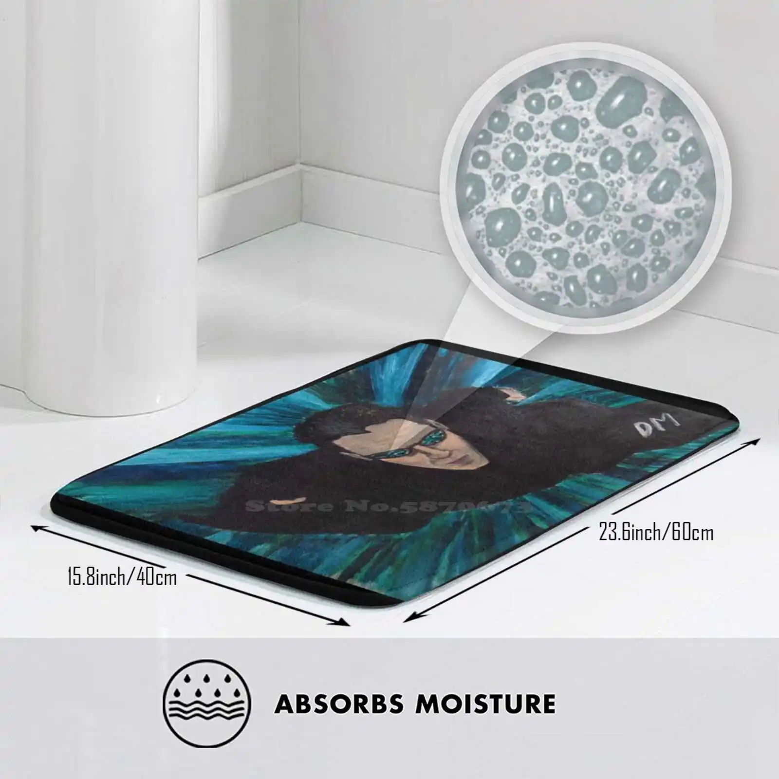 Полет 3D мягкий нескользящий коврик подушка масляная живопись пейзаж