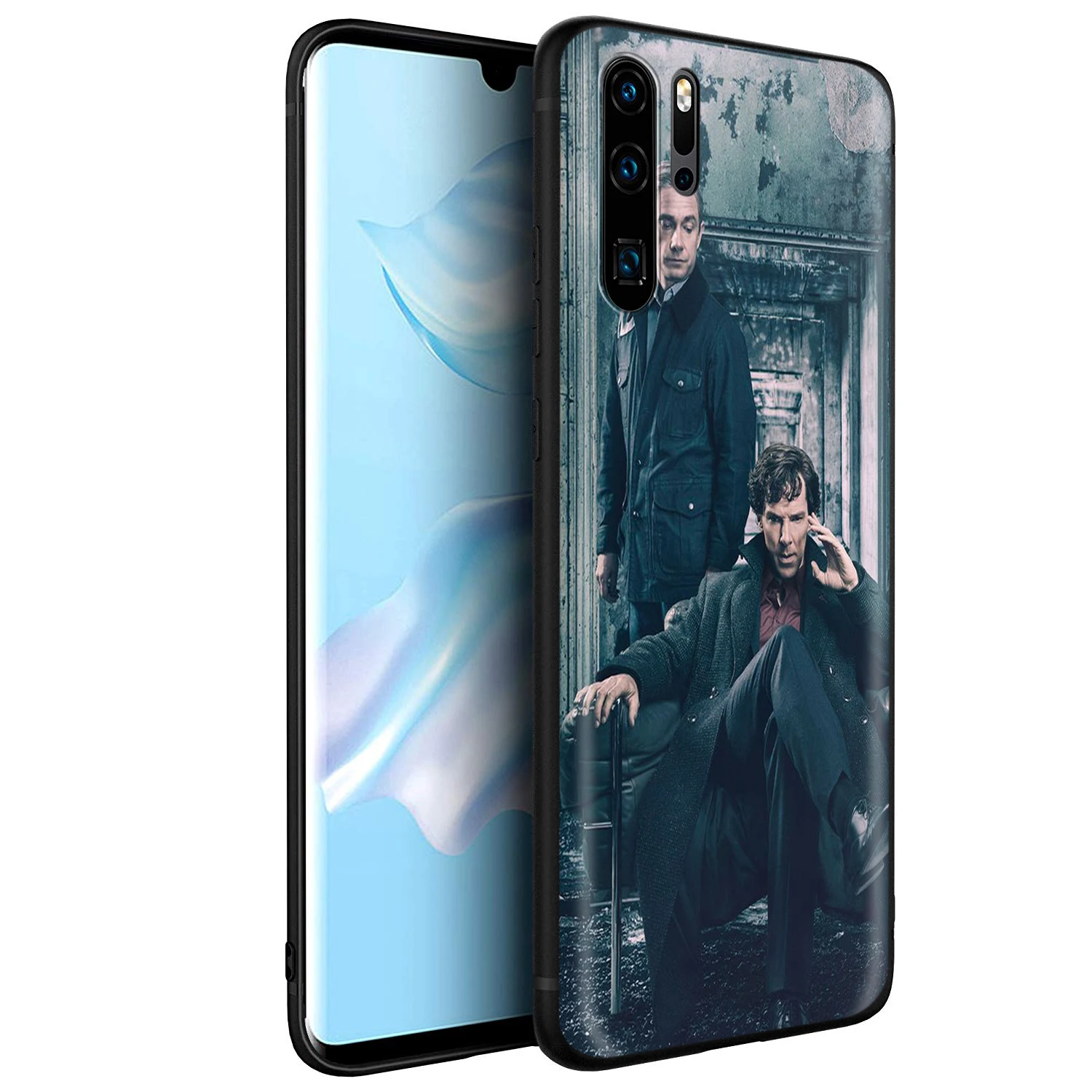 Чехол YIMAOC 221B Sherlock Benedict для Huawei Mate 30 20 Honor Y7 7a 7c 8c 8x9 10 Nova 3i 3 Lite Pro Y6 2018 P30 P smart|Бамперы| |