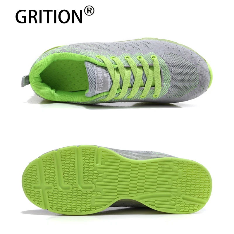 GRITION, женские кроссовки, обувь для бега для женщин, уличная, дышащая, противоскользящая, походная обувь, уличная, модный светильник, женская обувь