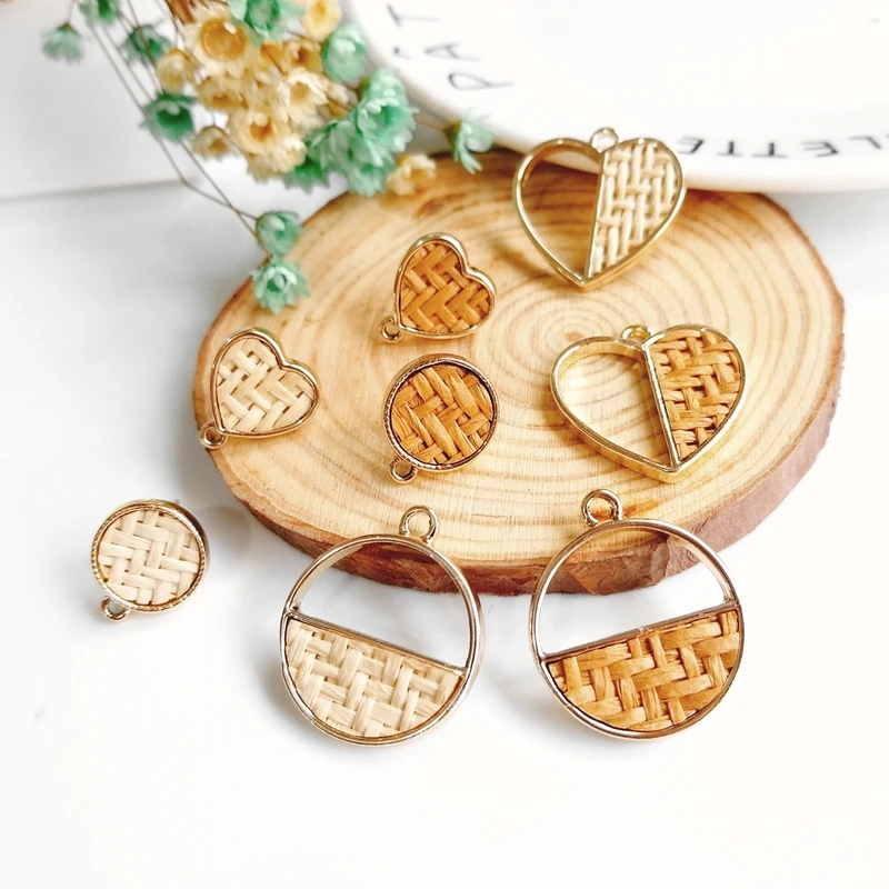 6 шт./упаковка серьги из бамбукового сплава | Украшения и аксессуары