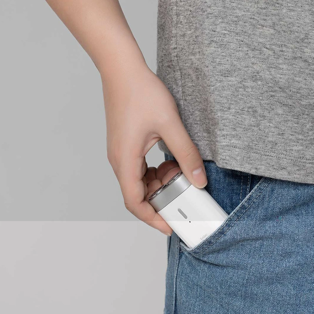 Обновление Xiaomi zhibay электробритва мини бритва влажная сухая Водонепроницаемая Мужская триммер для бороды машинка для стрижки с магнитной бритвенной головкой