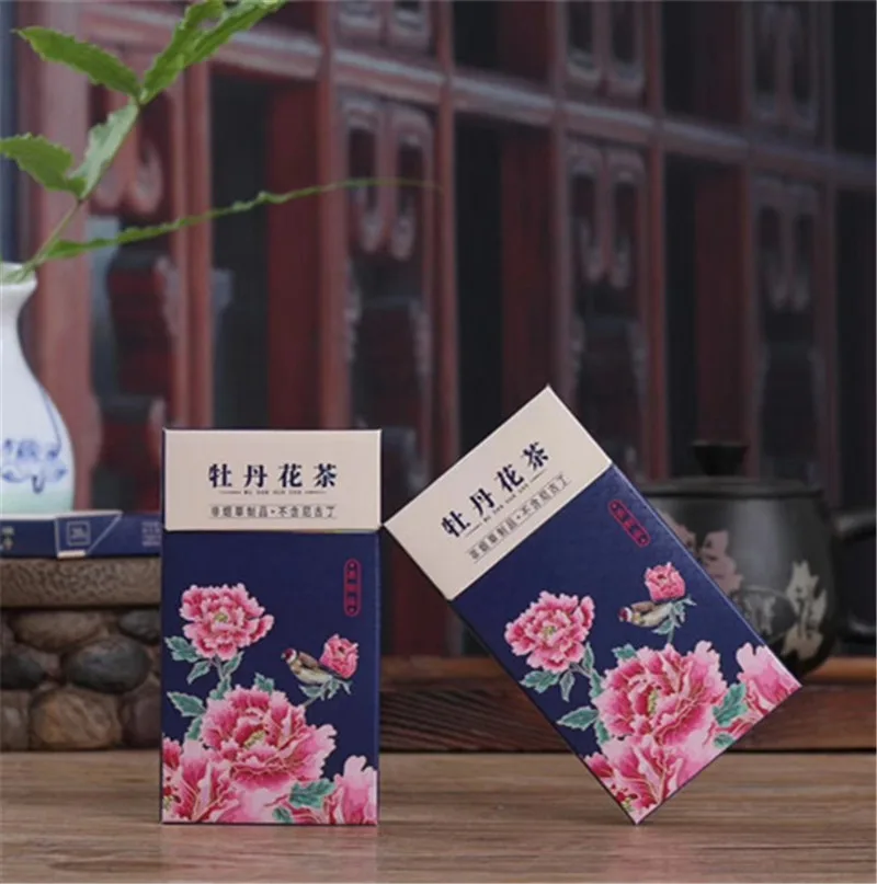 10 Packs Peony Flower with White Tea Smoke Cigarette Quit Artifact Aromatherapy Smoking and Drinking Tobacco | Дом и сад