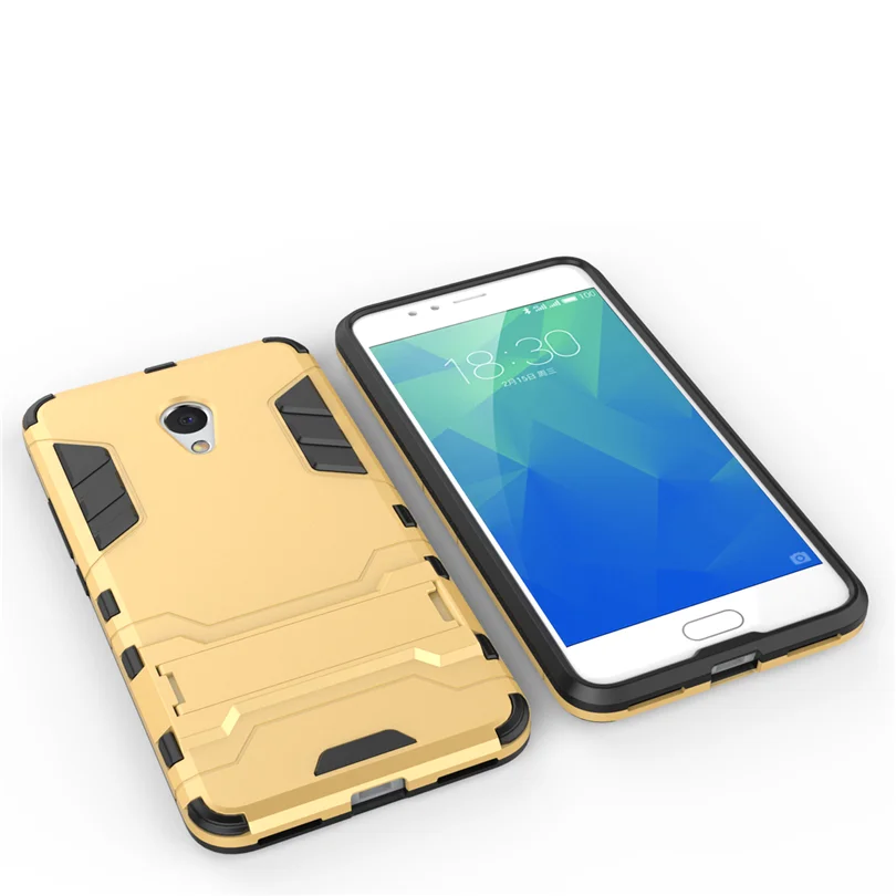 Stand Case for Meizu M5 M5s M3note M6 MS6 M5C M6T Silicone Bumper Hard Holder on 15 Lite Note Cover Coque | Мобильные телефоны и