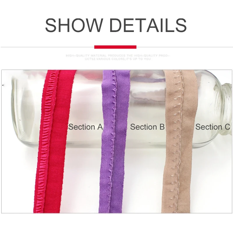 Хлопковые кружевные эластичные ремесла 8 м швейная лента нижнее белье Безель