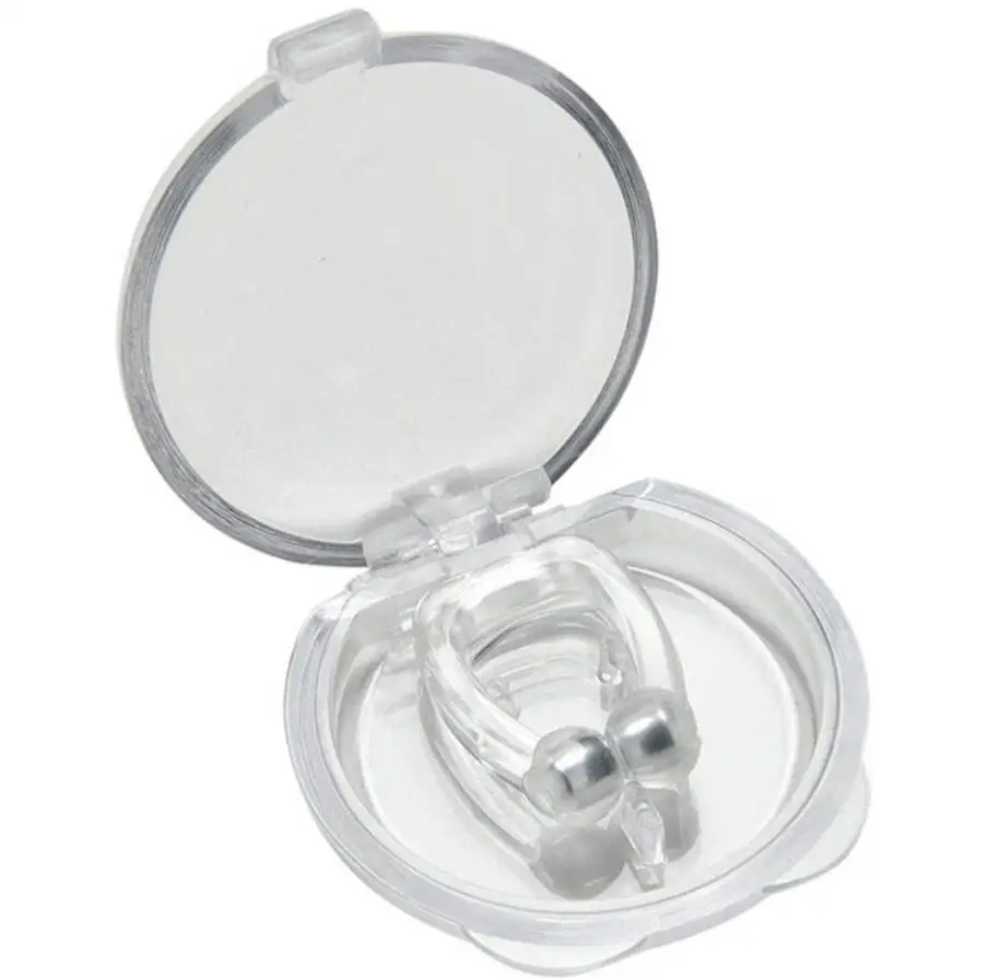 Силиконовый Магнитный антихрап стоп храп зажим для носа поднос сна помощь защита