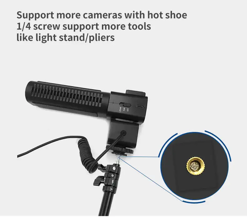 Внешний стереомикрофон для цифровой зеркальной камеры видеокамеры кардиоидный