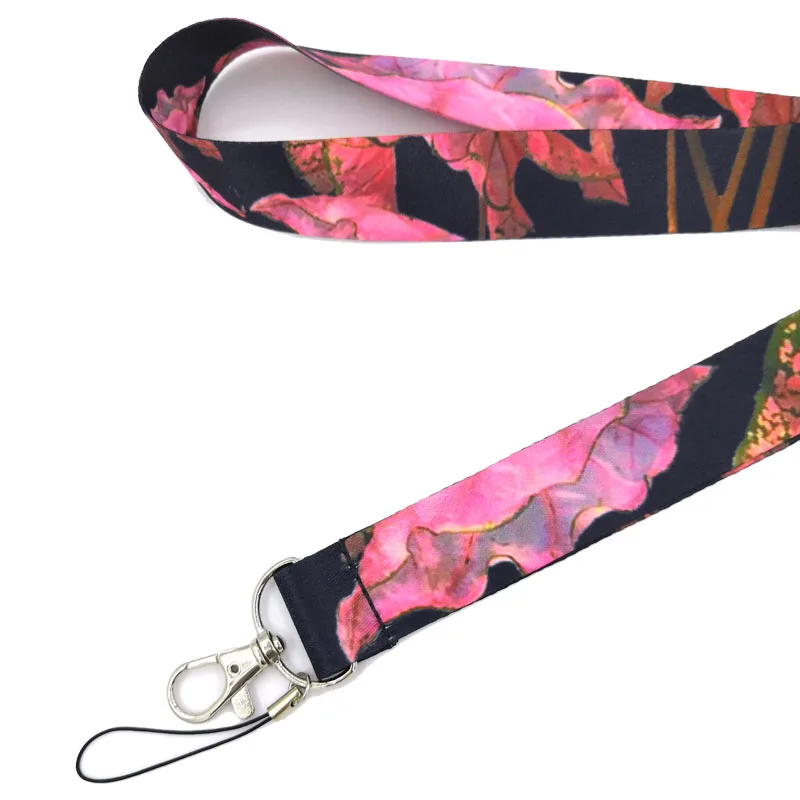 Розовые футболки с воротничком в виде цветка ремешок для ключей usb id карты