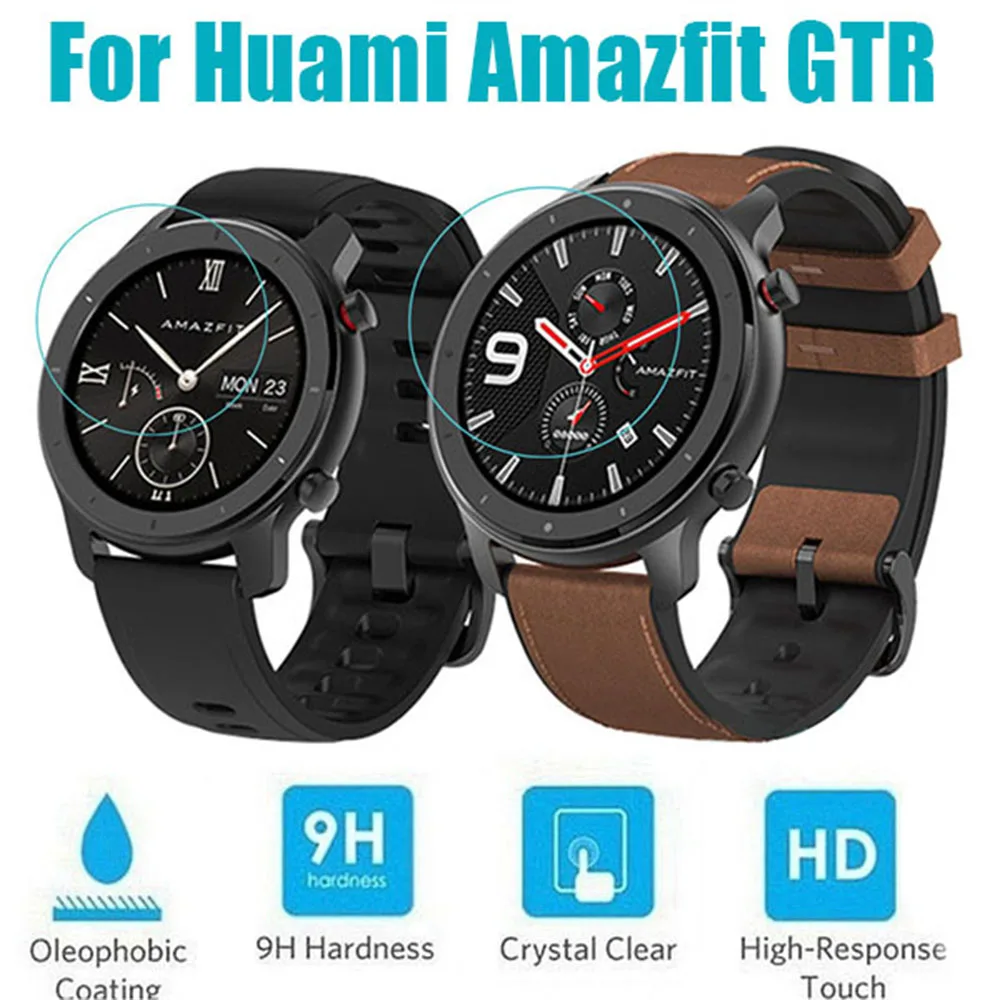 2 шт./лот защита экрана от царапин для Huami Amazfit GTR 42 мм 47 Защитная пленка из
