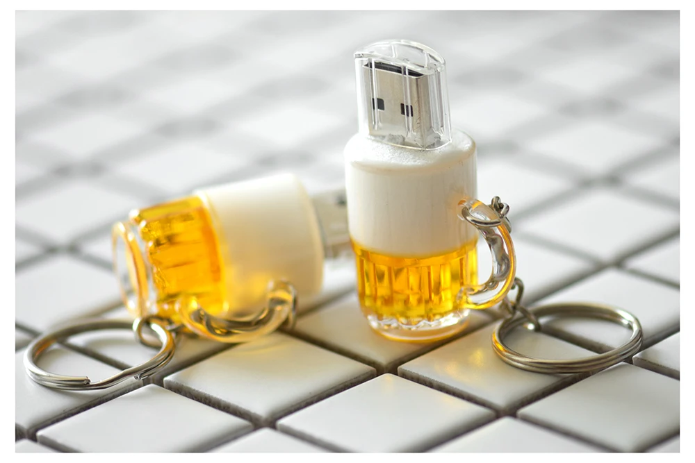 JASTER Горячая Мода креативный мультфильм USB флеш-накопитель 2,0 4 ГБ/8 ГБ/16 ГБ/32 ГБ/64 Гб пивная кружка usb карта памяти