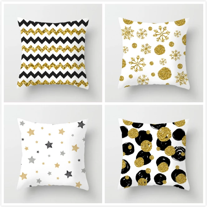 Наволочки с принтом в полоску Fuwatacchi Star наволочки волнистым острым