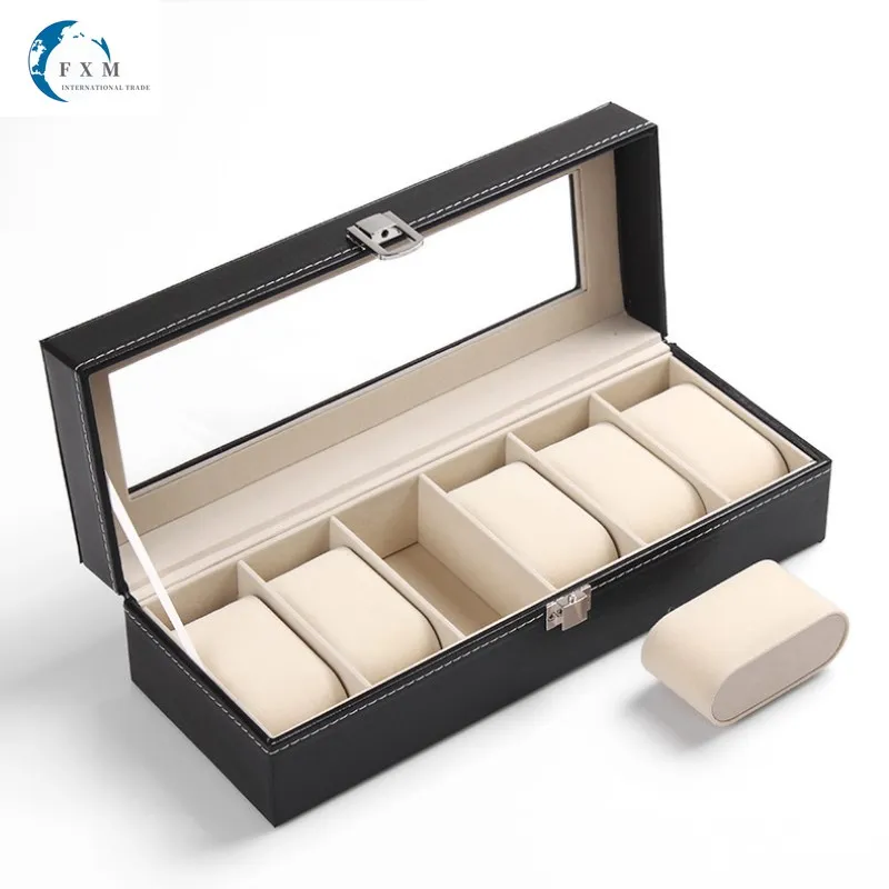2 3 6 12 20 24 Slots Watch Display Box Storage Holder Organizer Case Jewelry Dispay for a Gift | Наручные часы