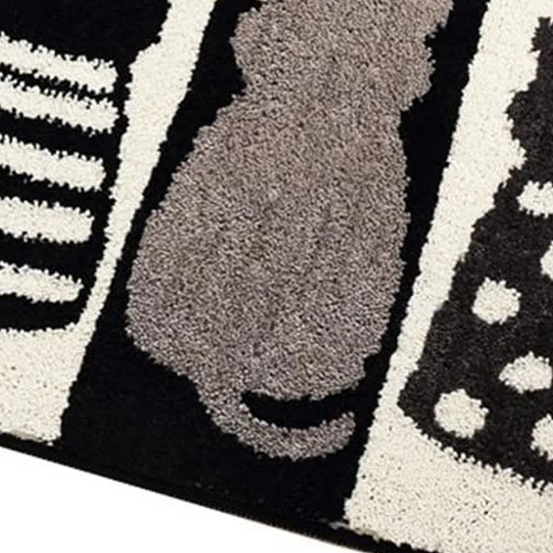 

Cartoon Cat Bathroom Carpet Cute Absorbent Non-Slip Super Soft Microfiber Entrance Door Mat Flocking Mat