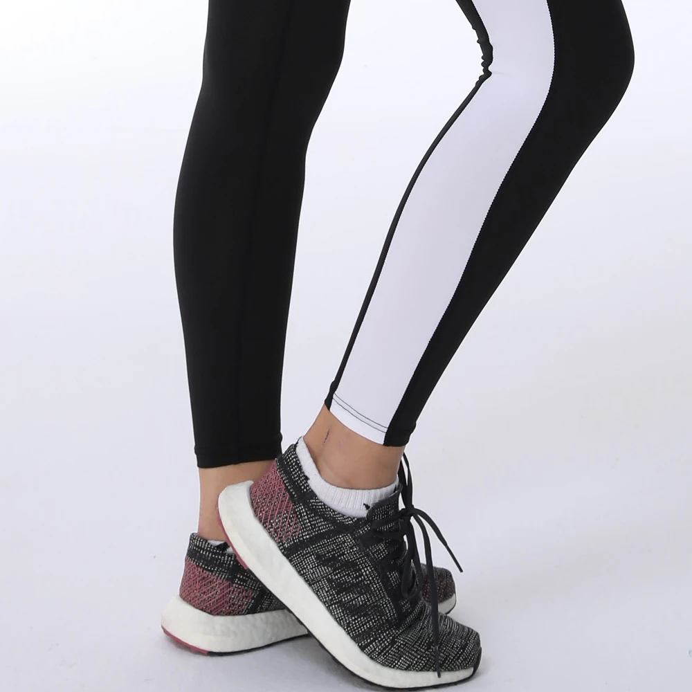 Gym Yoga Pants Women's New Running Fitness Leggings Sports Training Workout Patchwork Trousers