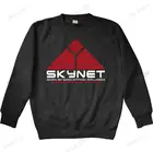 Хлопковая толстовка, мужская толстовка с логотипом SKYNET, толстовки с капюшоном Cyberdyne, Сара Терминатор, системы Джон исследование, мужская толстовка с круглым вырезом