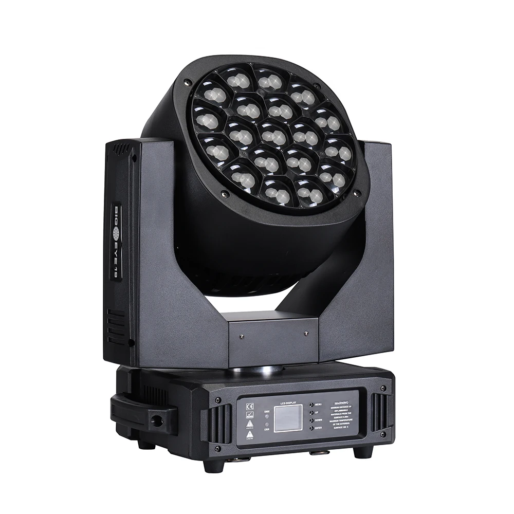 Профессиональное dj оборудование 2 шт./лот 19*15 Вт 4 в 1 RGBW led big bee eye K10 zoom движущаяся