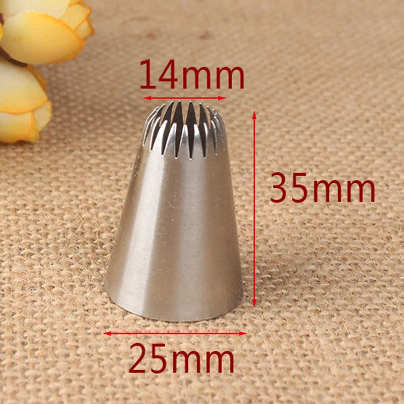 Кондитерские насадки из нержавеющей стали #195 для самостоятельного изготовления