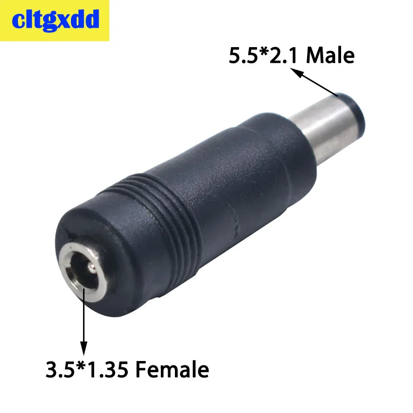 

1PC DC power adapter 3.5*1.35 mm female to 5.5*2.1 Male Connectors jack Plug DC5.5*2.1mm adaptor converter