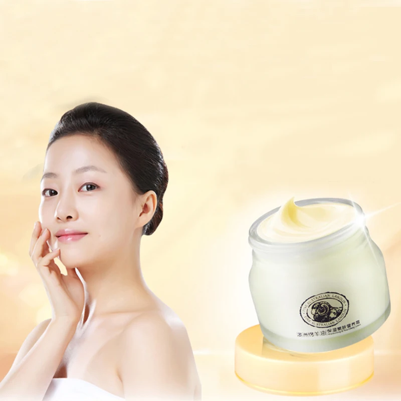 

LAIKOU Lanolin Cream Sheep Placenta Cream Contains Hyaluronic acid Aloe Vera Lanolin Curacao Sheep Day Cream Skin Care Product