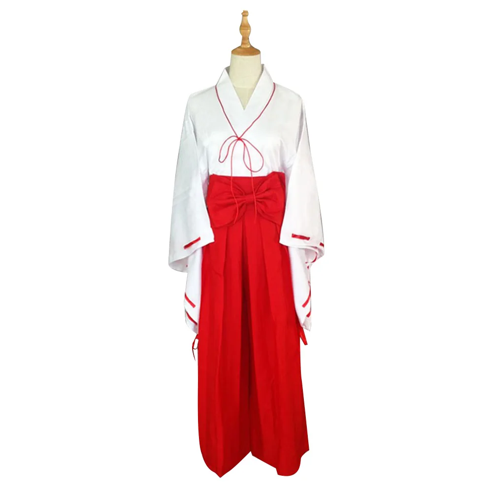 Костюм для косплея Inuyasha Kikyo кимоно халат платье костюм чонсам карнавальный на