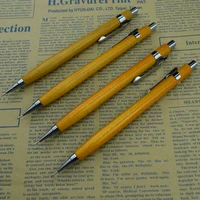 wood mechanical pencil handmade maple wooden press pencil school student supplies writing materials stationery