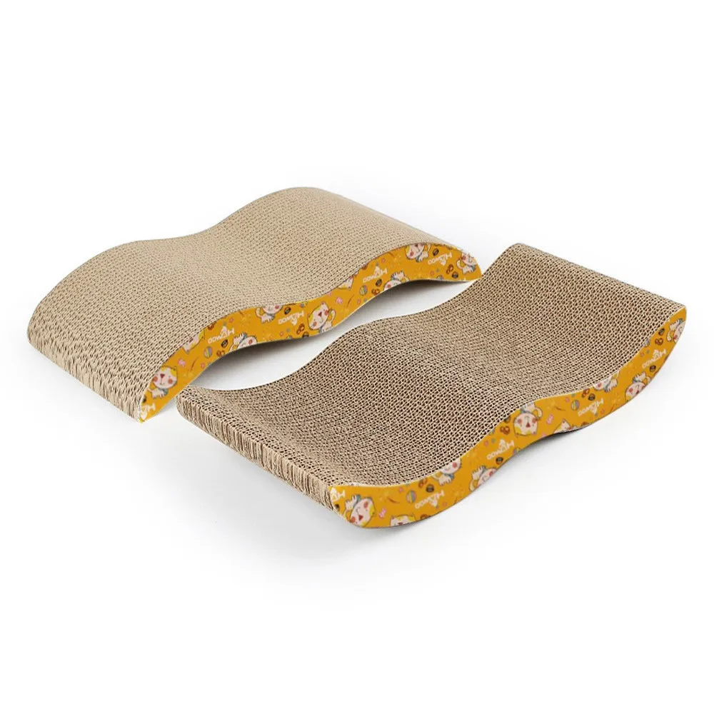 

#4 Cat Scratching Pad Pet Corrugated Cardboard Catnip Cardboard Scratcher Playing Training Exercise Toys Pet Kitten Supplies