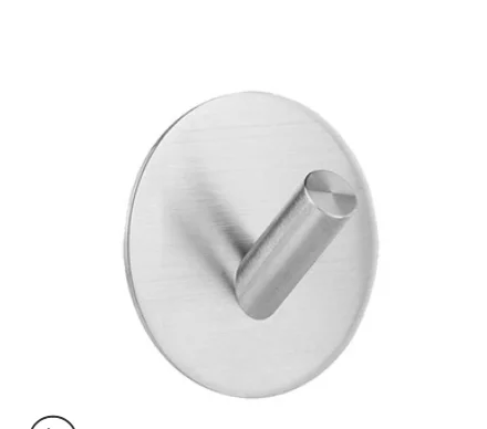 

NewTowel Hanger HoldersStainless Steel Black Paste Strong Paste Sticker Hooks for Home Bathroom Kitchen Key