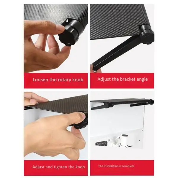 

Adjustable Screen Top Shelf Display Shelf Computer Monitor Riser Desktop Stand TV Rack Storage Desk