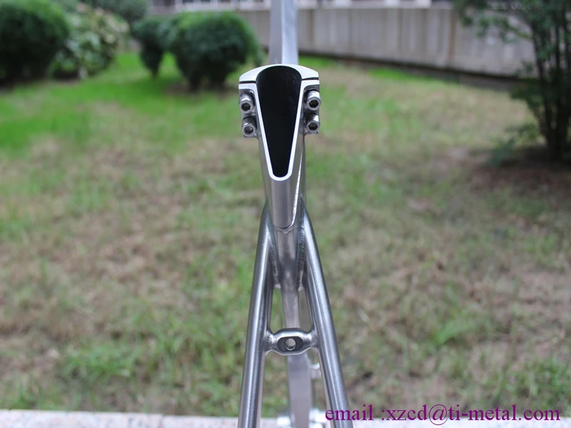 titanium TT bicycle frame with normal head tube and breeze dropouts BSA thread BB shell | Спорт и развлечения