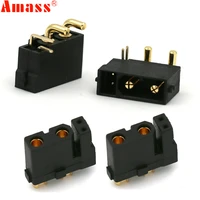 5 10 20 pairs amass xt3022 xt30pw22 male female gold plated plug with signal pin for rc drone aircraft car boat