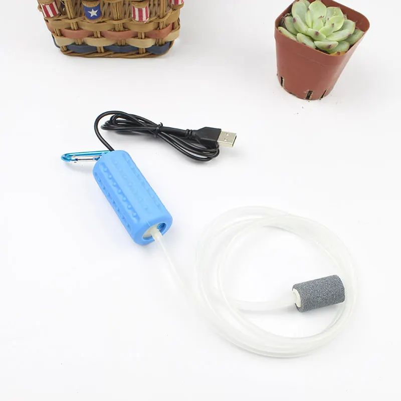 USB аквариумный рыболовный Мини резервуар кислородный воздушный насос