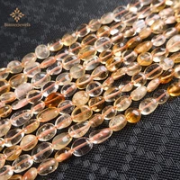 natural 68mm citrines stone irregular special genuine loose spacer beads for jewelry diy making bracelet charms 15